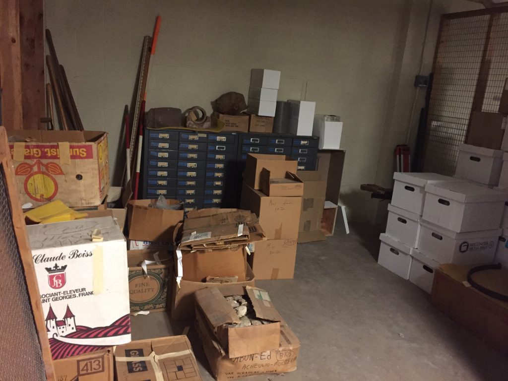 Archaeology and Anthropology Collections storage location in the Exley penthouse